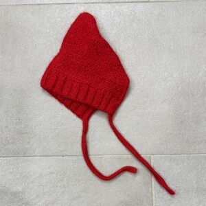 Hanna Andersson Red Knit Kids Hat